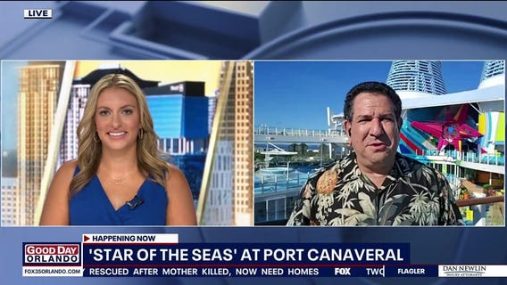 'Star of the Seas' docked at Port Canaveral