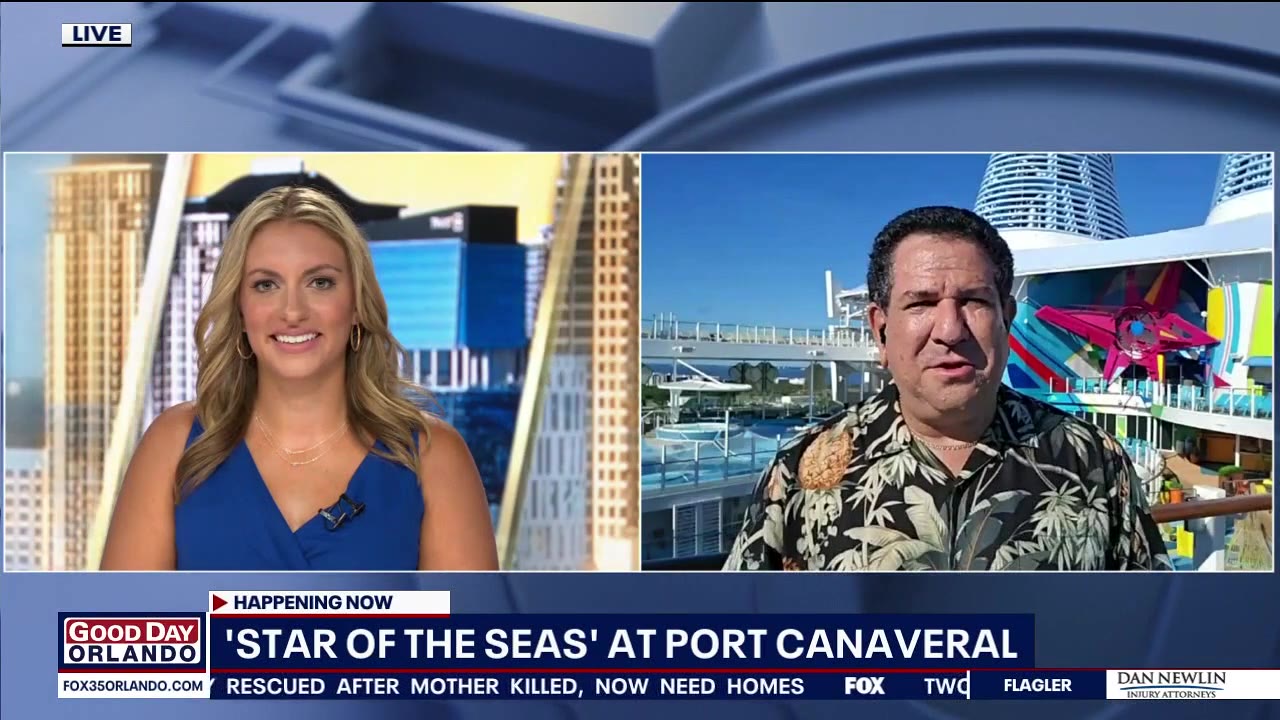 'Star of the Seas' docked at Port Canaveral