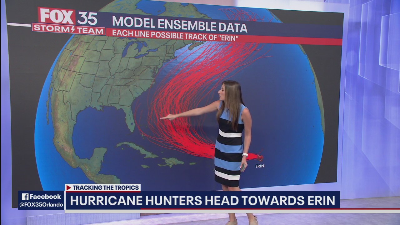 Hurricane Hunters head toward Tropical Storm Erin