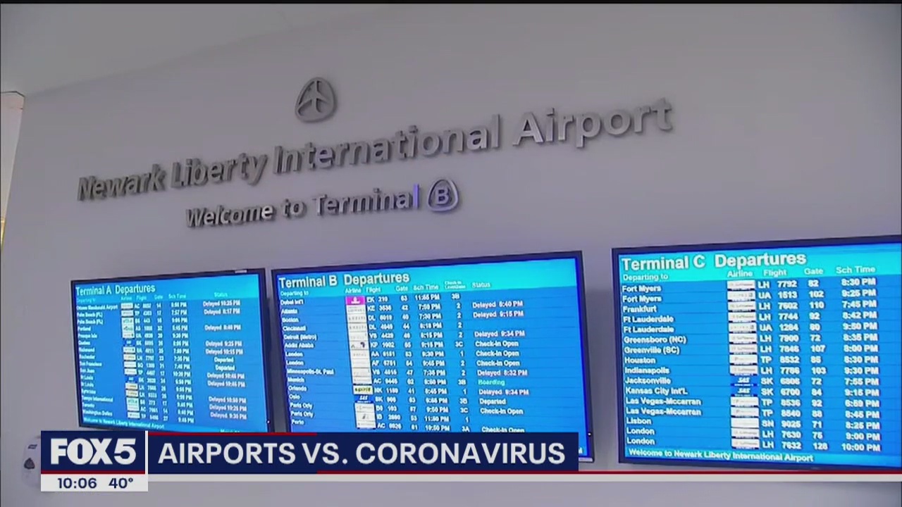 Travelers concerned over coronavirus screening at Newark Liberty Airport