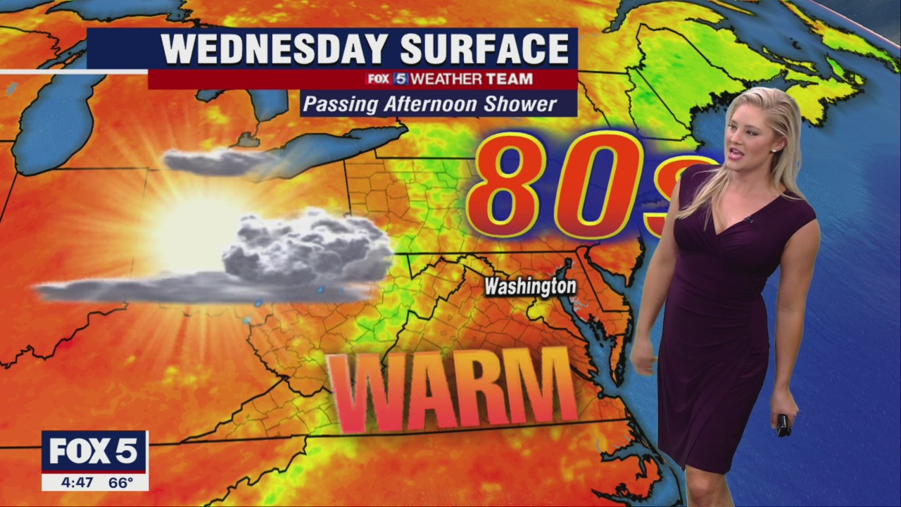 FOX 5 Weather forecast for Wednesday, August 17