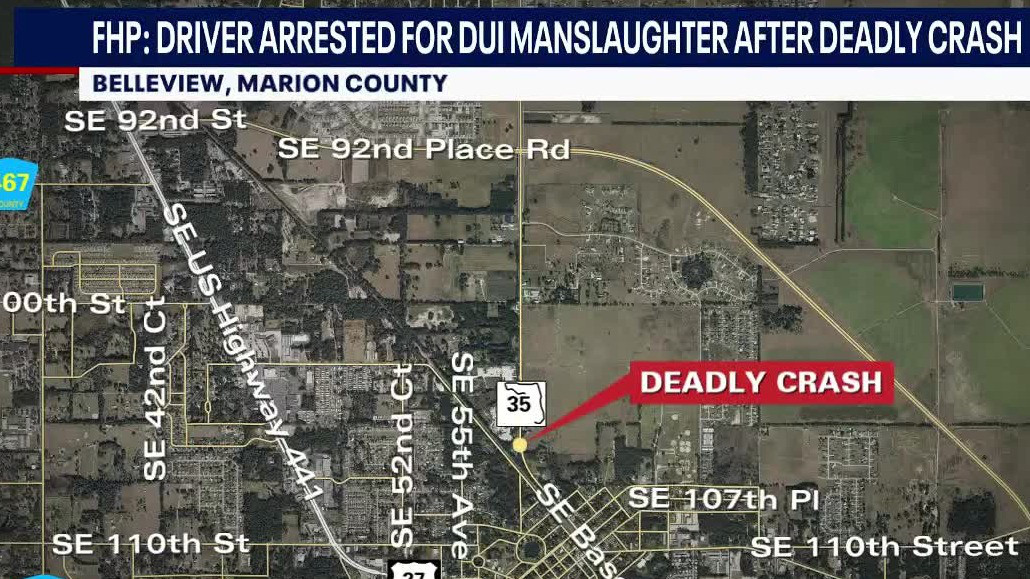 Driver faces DUI manslaughter charge after Marion crash