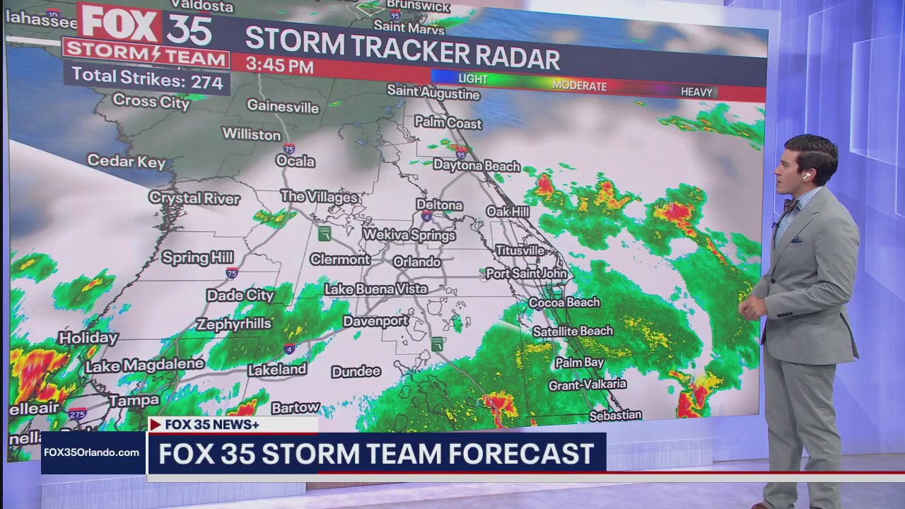 FOX 35 Storm Team Afternoon Forecast: August 25, 2025