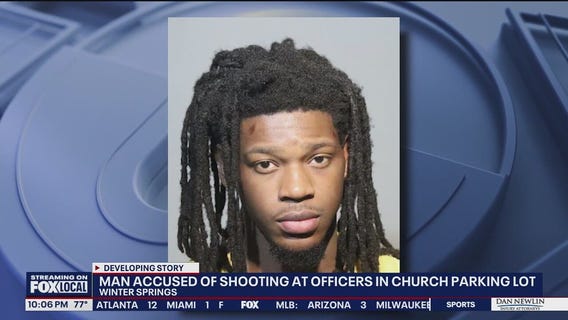 Man accused of shooting at 3 Winter Springs officers