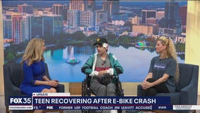 Volusia County teen in e-bike crash joins FOX 35