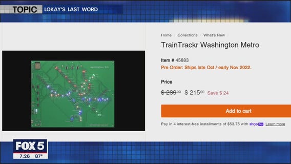 LIKE IT OR NOT: DC Metro Train Tracker LED Display