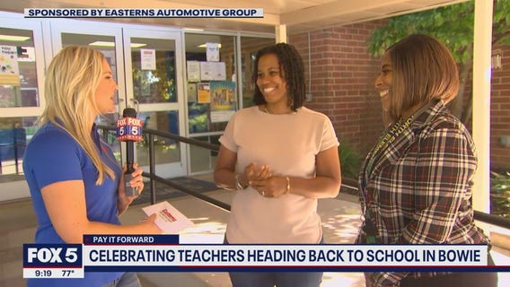 PAY IT FORWARD: Celebrating teachers heading back to school in Bowie