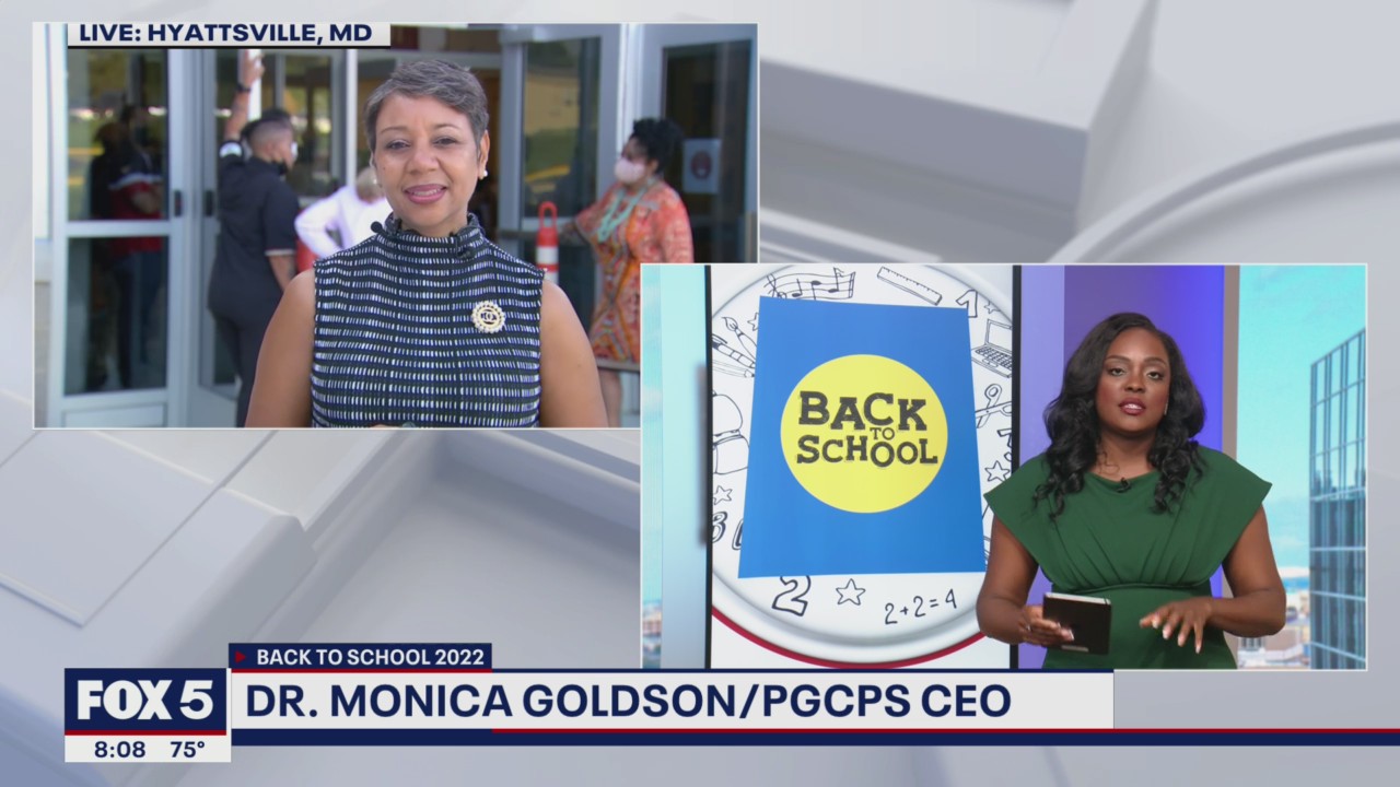 CEO Goldson discusses back to school in Prince George?s County | FOX 5 DC