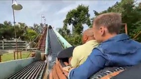 Busch Gardens' Stanley Falls Flume last splash on Sept. 7