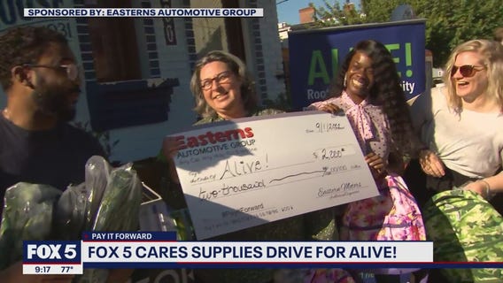 PAY IT FORWARD: Supplies drive for Alive!