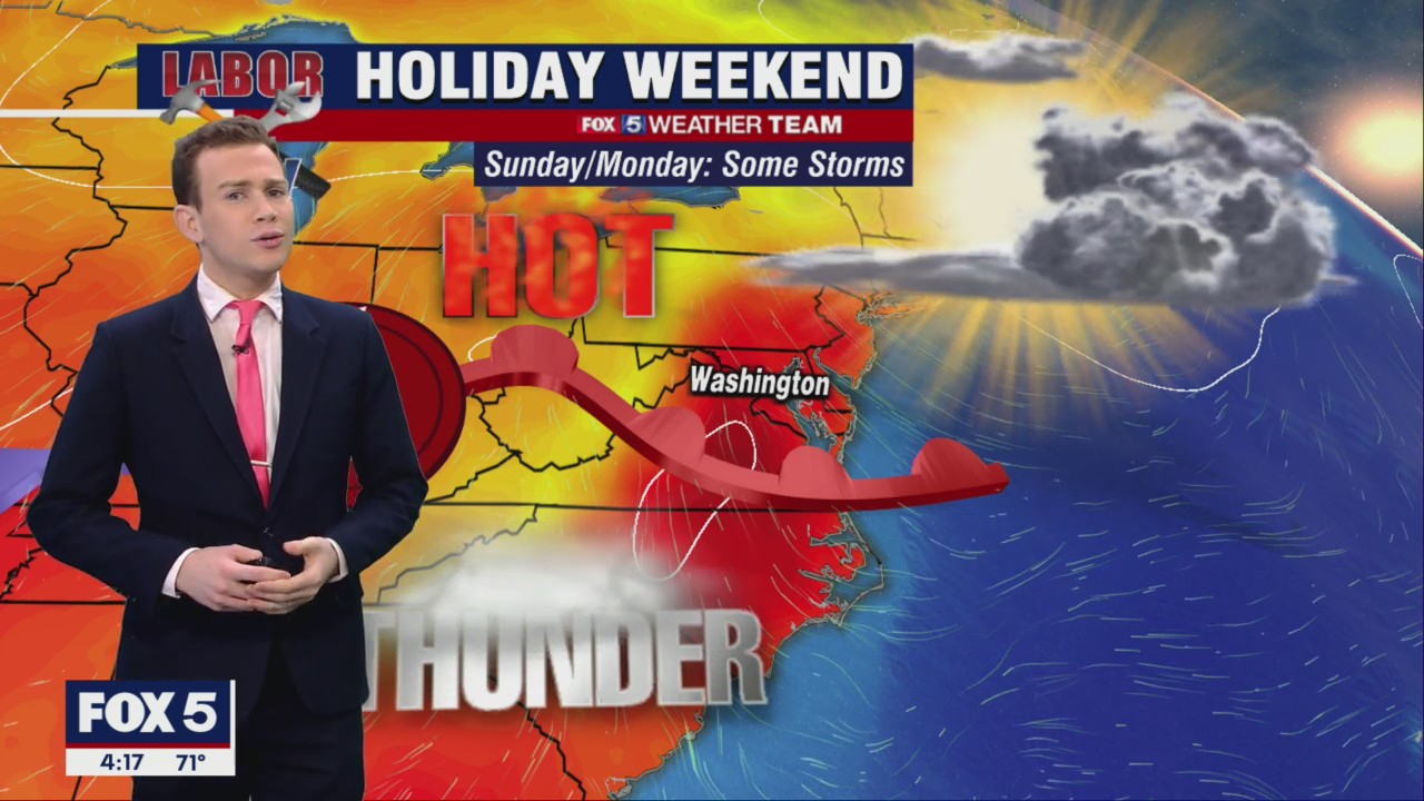 FOX 5 Weather forecast for Friday, September 2