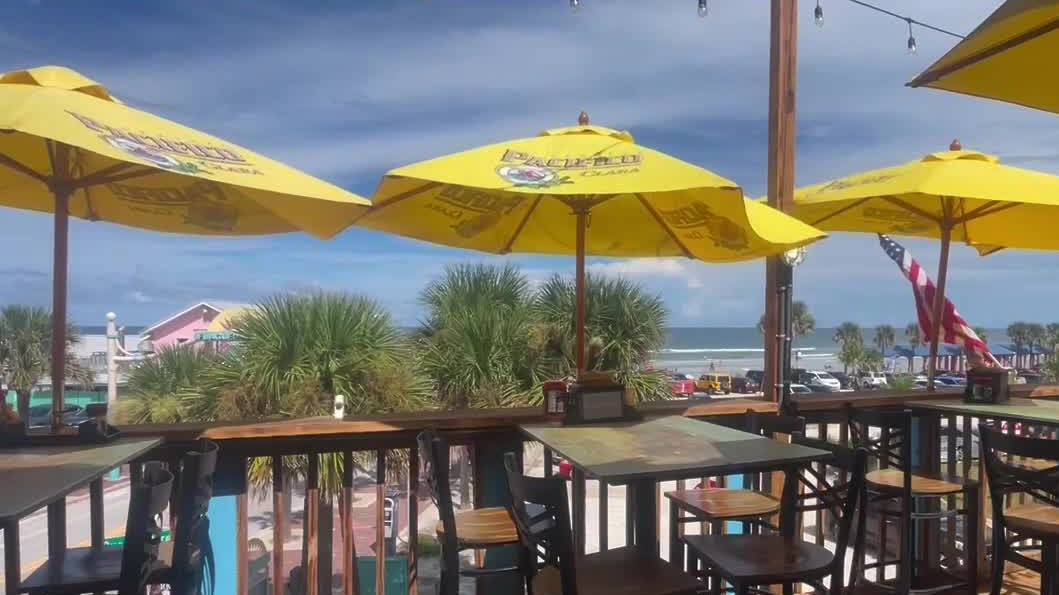 Saturday weather at Ocean Breeze Tiki Bar and Grill