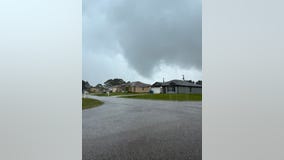 Weak tornado briefly touches down in Palm Bay