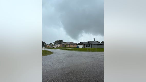 Weak tornado briefly touches down in Palm Bay