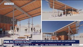 Butterfly Sculpture Garden opens at Lake Eola