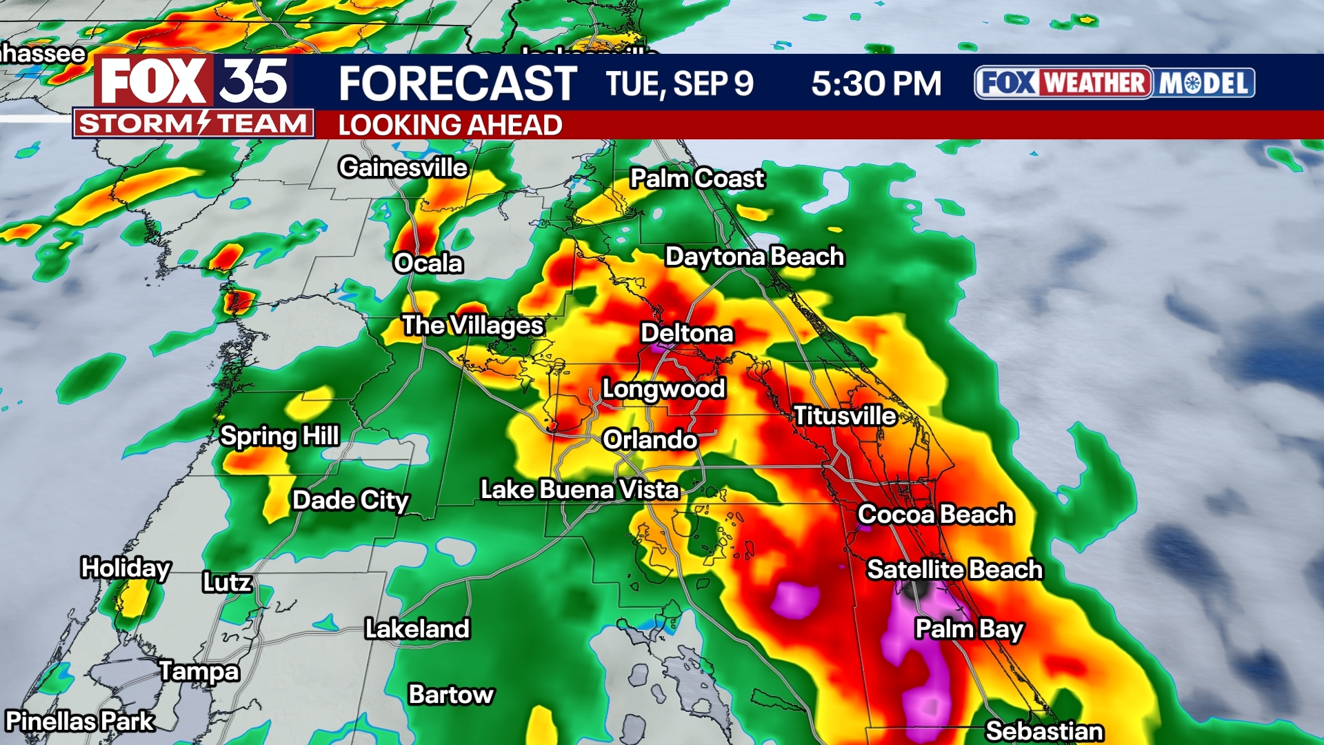 Orlando Weather Forecast PM: September 8, 2025