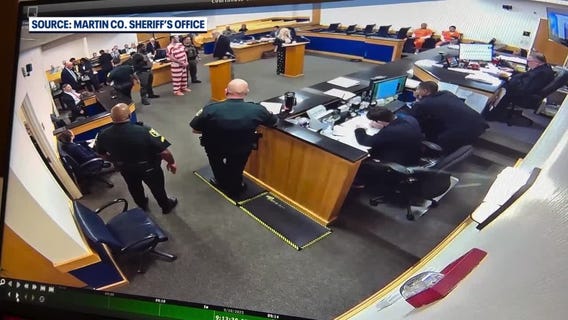 Martin County courtroom erupts in chaos