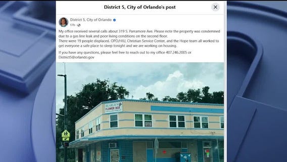 19 people displaced after Parramore building condemned