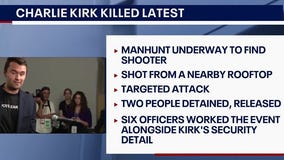 Authorities seeking info on Charlie Kirk shooter