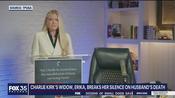 Erika Kirk, Charlie Kirk's wife, talks husband's death