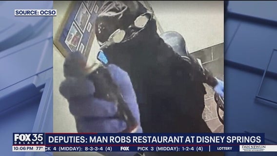 Deputies: Masked man robs restaurant at Disney Springs