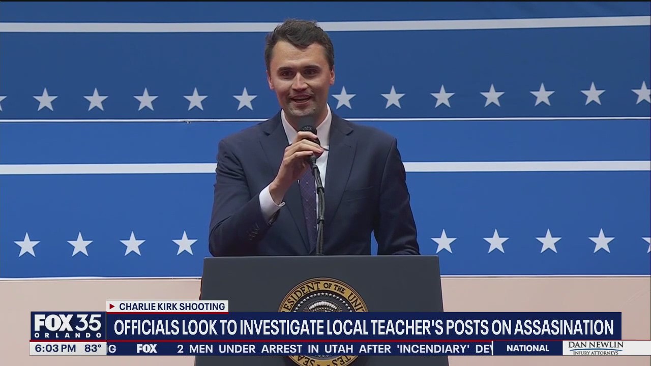 Florida teachers under investigation for alleged Charlie Kirk posts