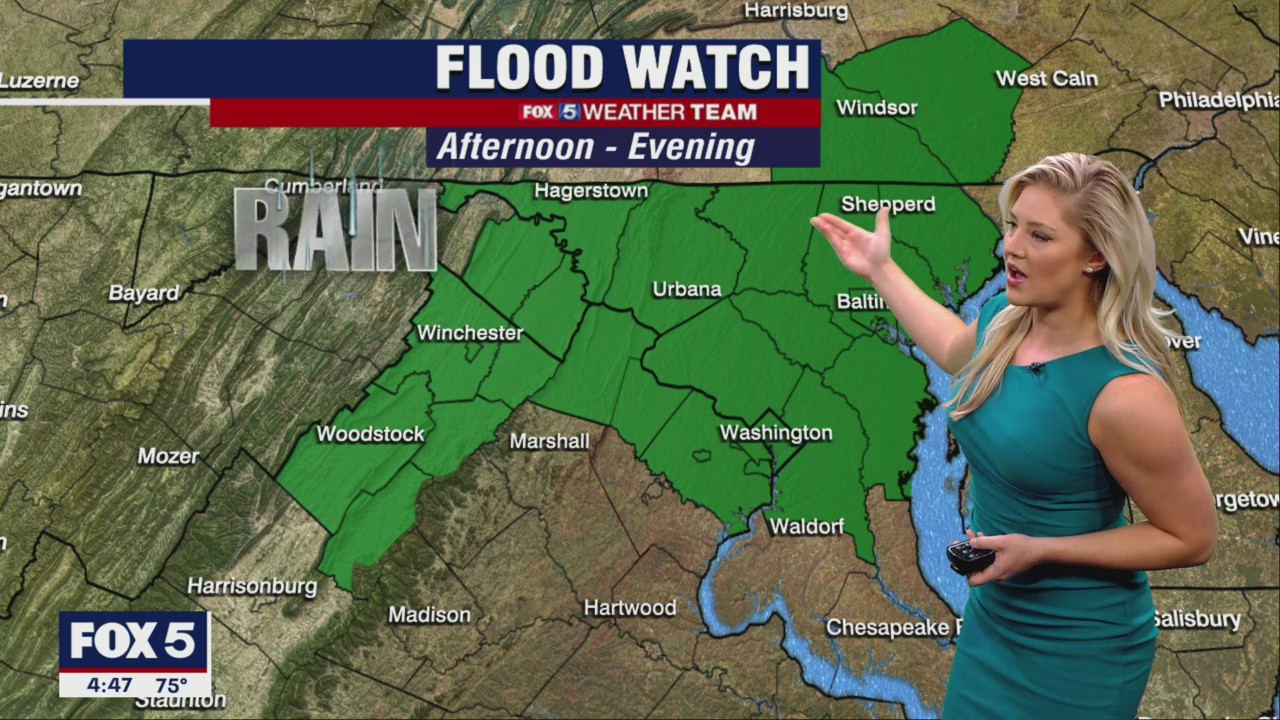 FOX 5 Weather forecast for Monday, September 12