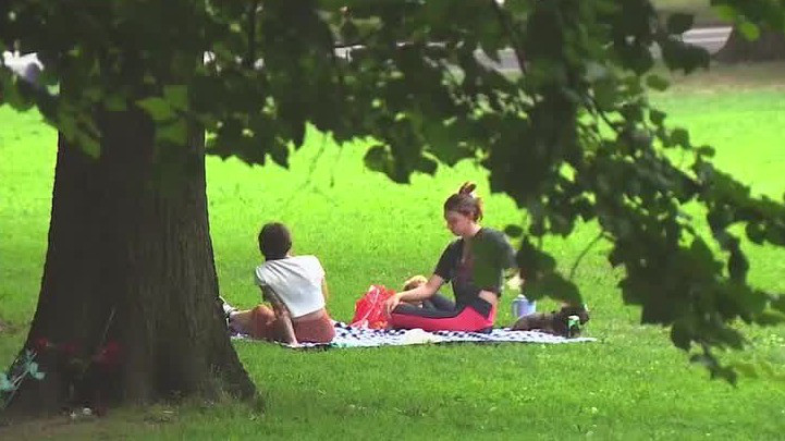 'Get out there and touch grass' trend