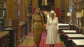 First Lady Melania Trump tours Windsor Castle in UK