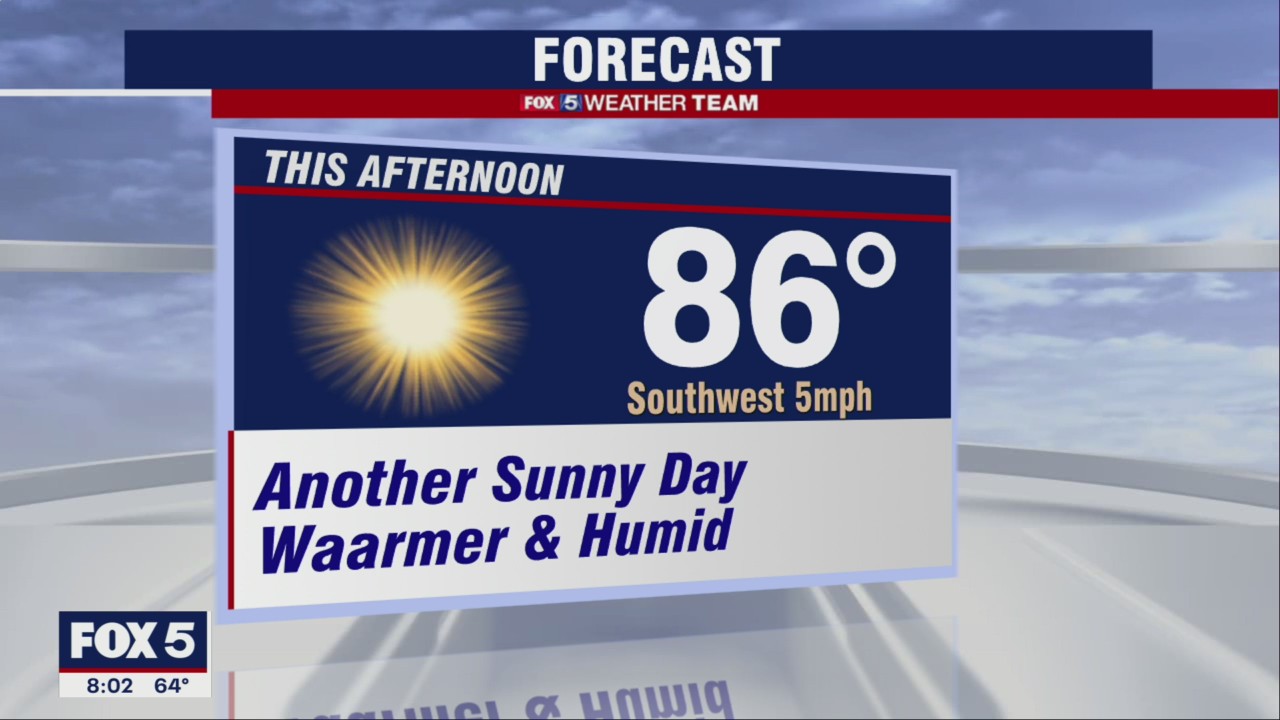 FOX 5 Weather forecast for Sunday, September 18 | FOX 5 DC