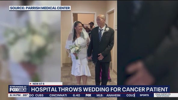 Hospital throws impromptu wedding for Florida couple