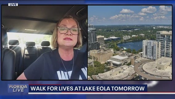 Walk for Lives in Lake Eola for fentanyl awareness