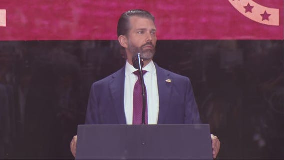 Donald Trump Jr speech at Charlie Kirk funeral | Full