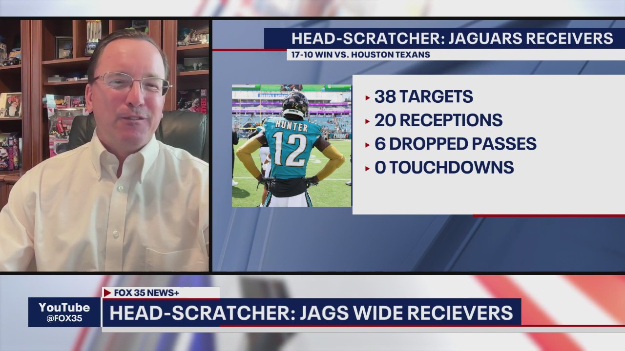 Jaguars receivers continue head-scratching season