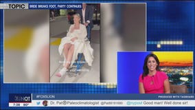 LIKE IT OR NOT: Bride breaks foot, party continues