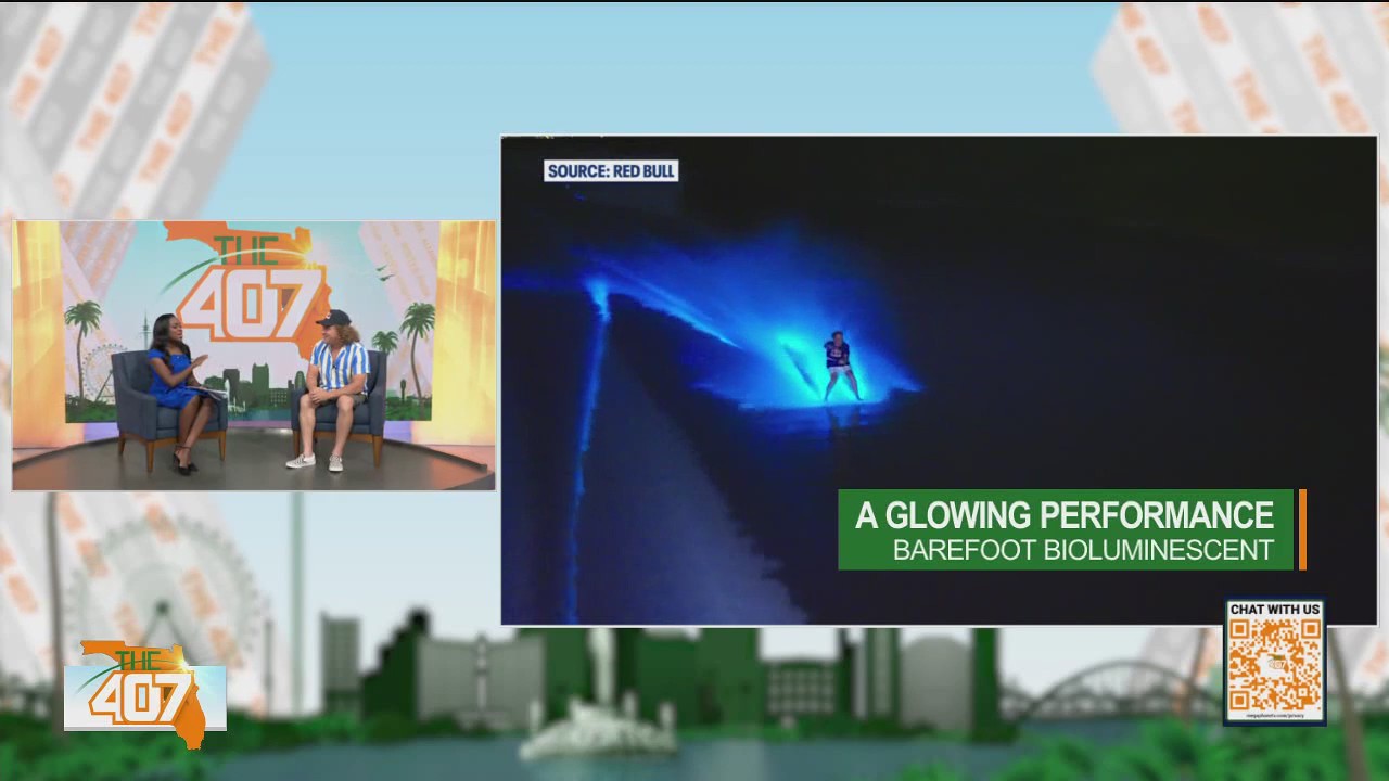 Video: Florida guy goes barefooting over bioluminescence