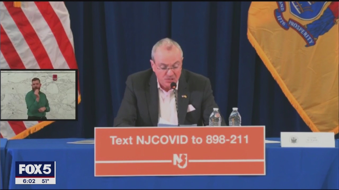 Murphy issues 'stay-at-home' order for NJ residents