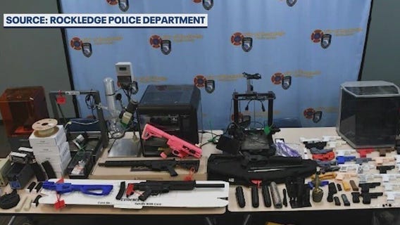 Man accused of 3D-printing guns after calling police about stolen firearms