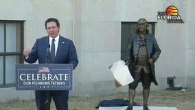 DeSantis, Collins unveil Benjamin Franklin statue