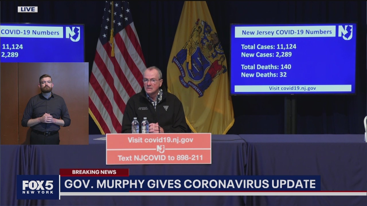 Coronavirus cases in New Jersey rise to over 11,000