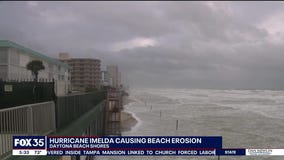 Hurricane Imelda causing beach erosion in Volusia County