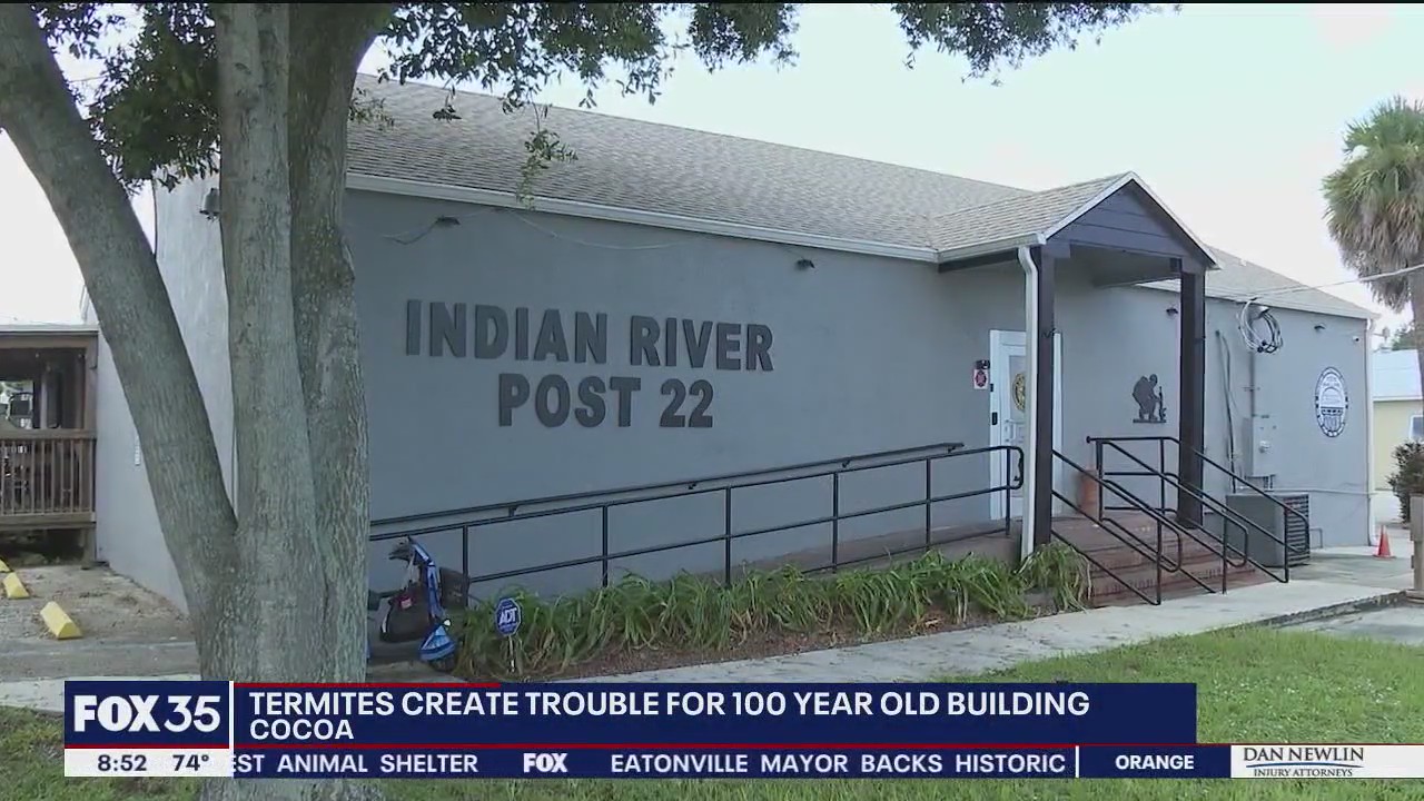 Termites create trouble for 100-year-old Brevard building