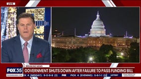 Government shuts down after failure to pass funding bill