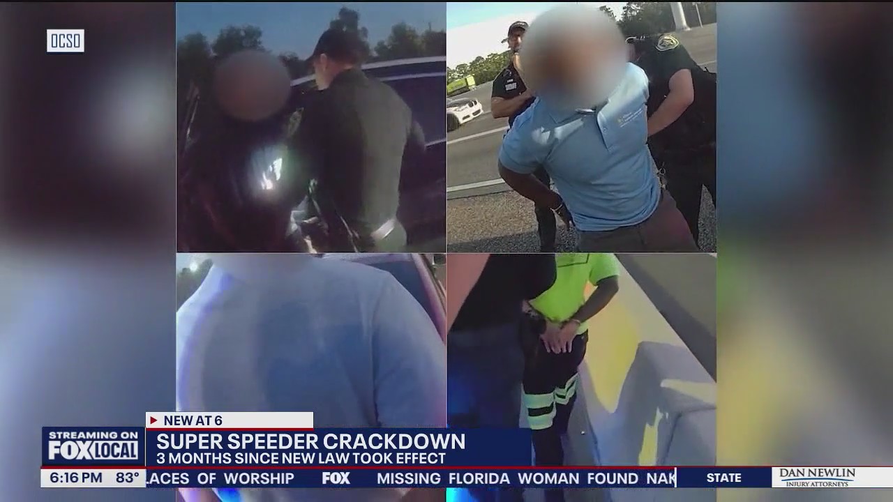 Florida Super Speeder Law: 50 arrests in Central Florida