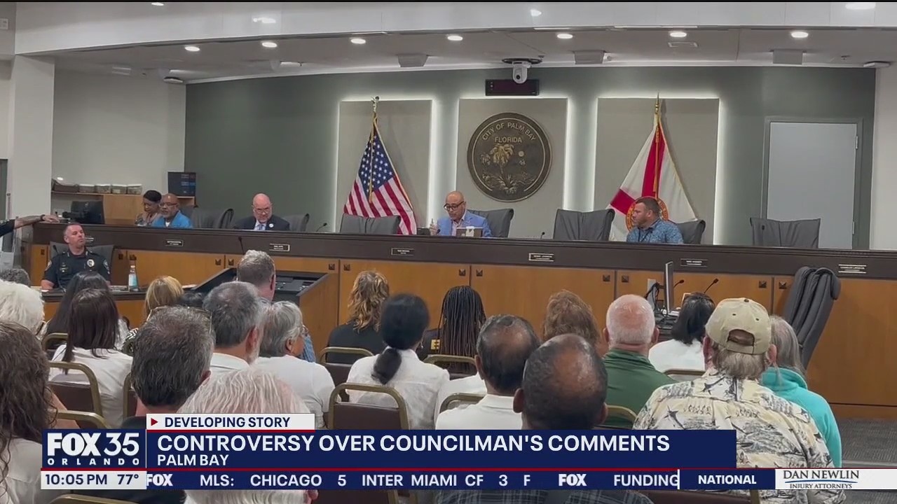 Palm Bay councilmember sparks controversy over comments