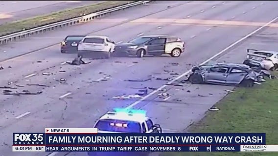 Florida man, wife killed in wrong-way crash on I-95