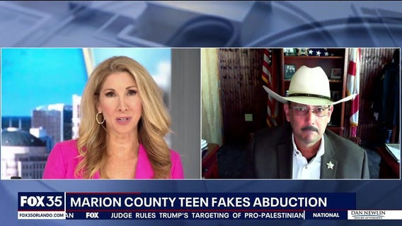 Marion County Sheriff on missing teen, hoax shooting story