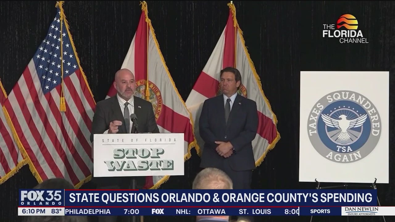 Florida questions Orlando, Orange County spending