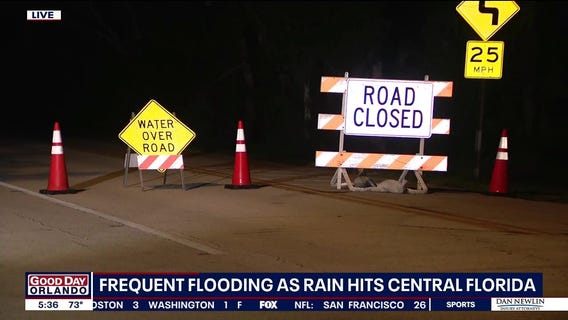 Frequent flooding as rain hits Central Florida