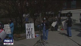NYC healthcare workers demand more protection as coronavirus pandemic escalates